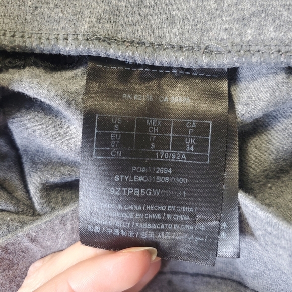 GUESS Grey High Waisted Rutched Leggings - Picture 4 of 6